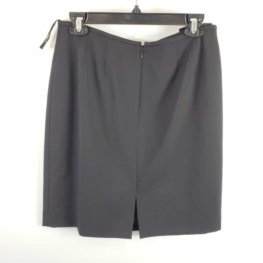Kasper Women Black Midi Pencil Skirt Sz 8P - image 2