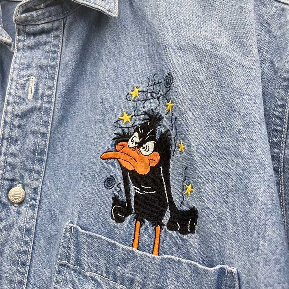 Vintage Warner Bros Daffy Duck Chambray - image 7