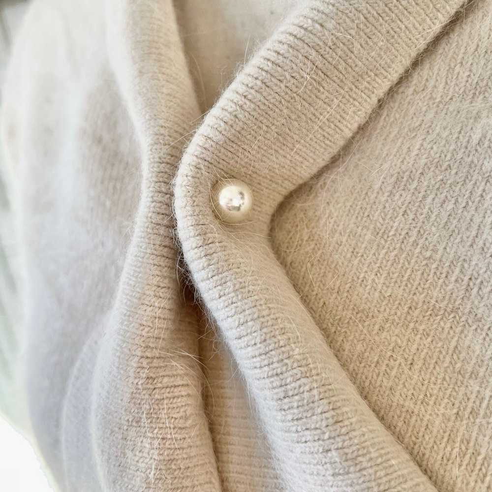 Humming Bird Angora Cream Front Detail Sweater - image 3