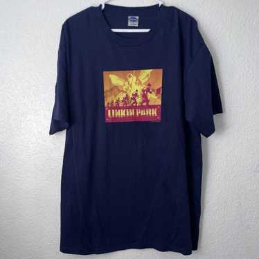 Linkin Park Mens Shirt XL Blue Hybrid Theory Vinta