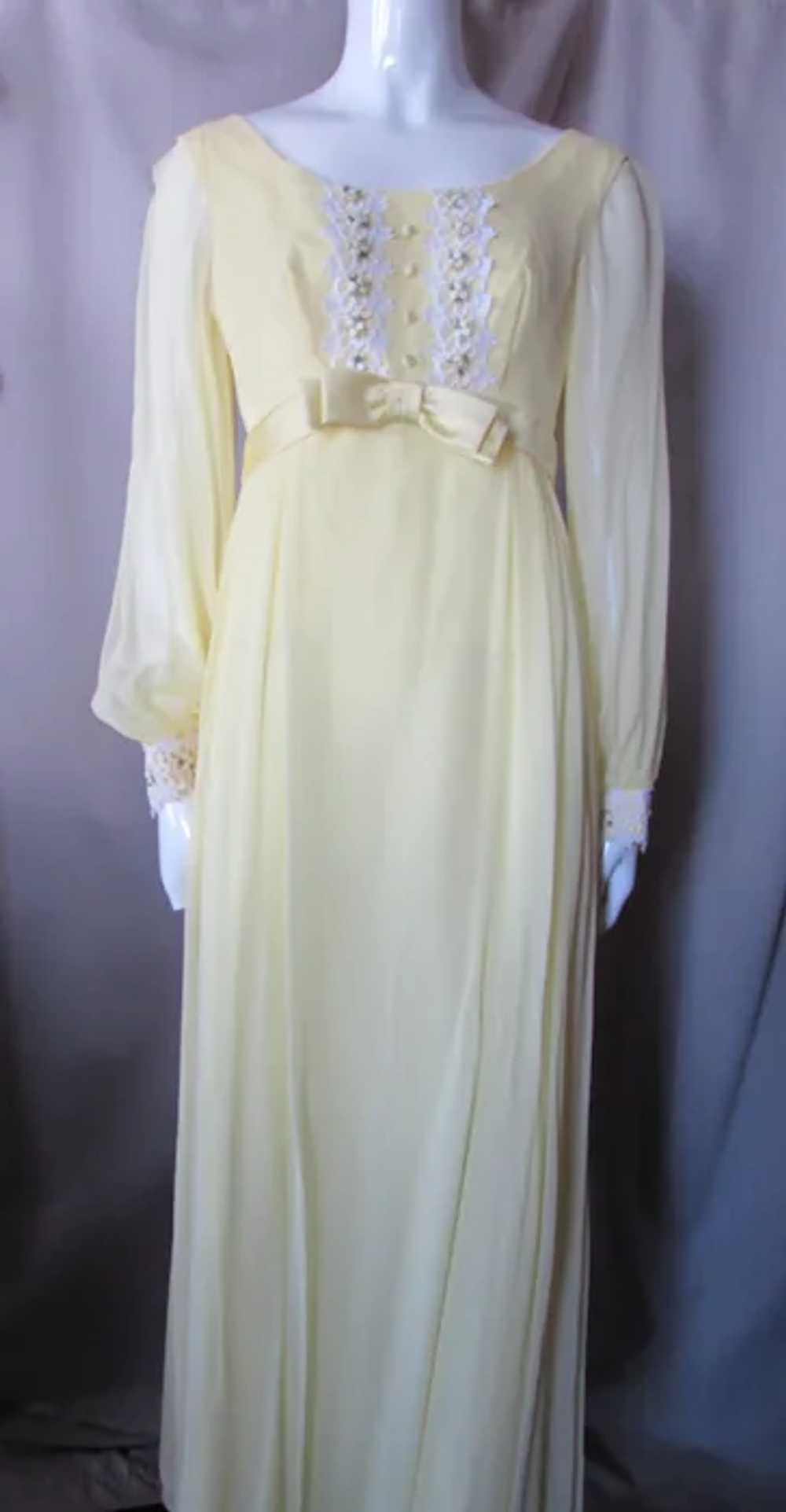 SALE Lovley 1970 Era Bridesmaid or Prom Dress in … - image 2