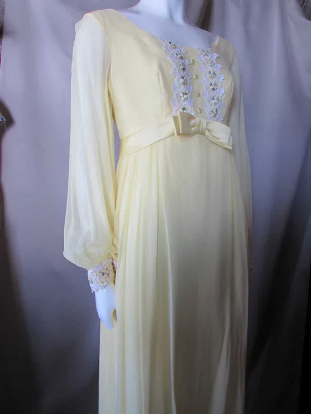 SALE Lovley 1970 Era Bridesmaid or Prom Dress in … - image 3