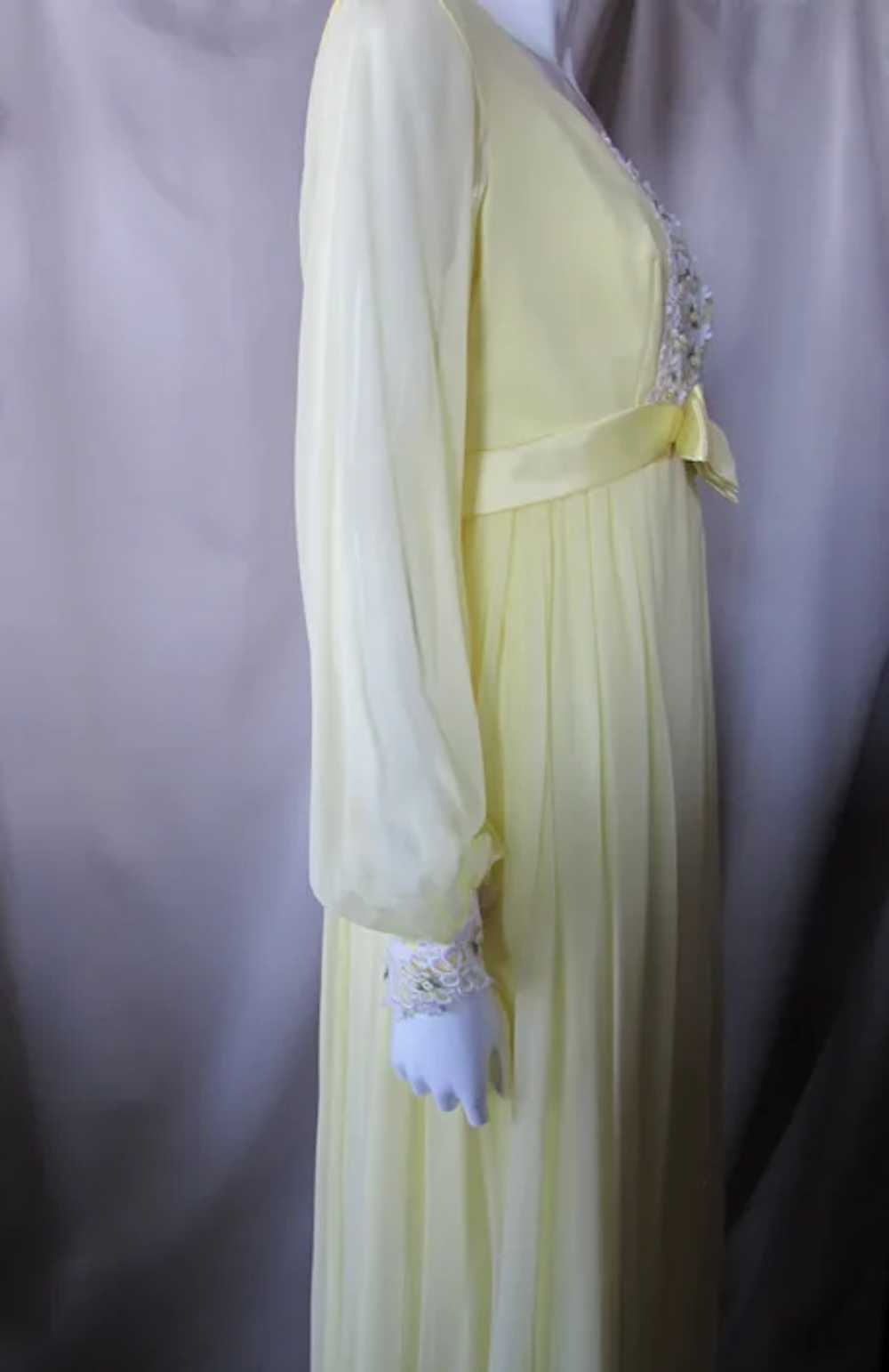 SALE Lovley 1970 Era Bridesmaid or Prom Dress in … - image 6