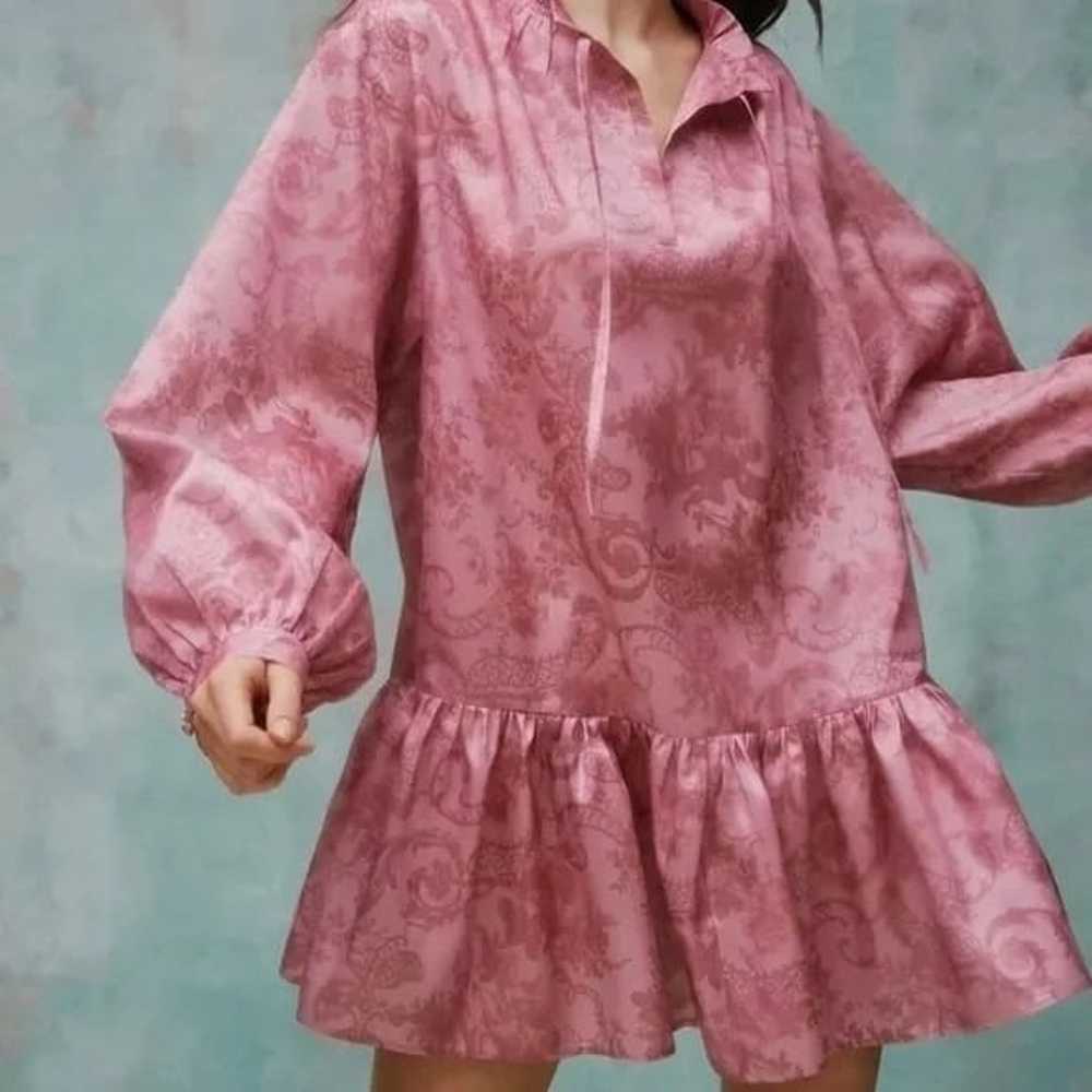 URBAN OUTFITTERS X LAURA ASHLEY PINK DRESS LARGE … - image 1