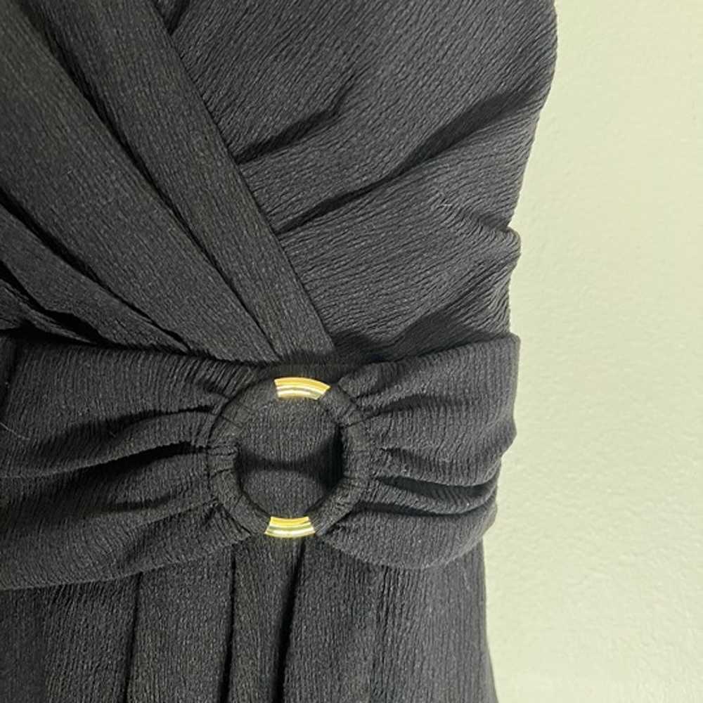 GUESS Ruched O-Ring Cutout Crisscross-Back Dress 6 - image 4
