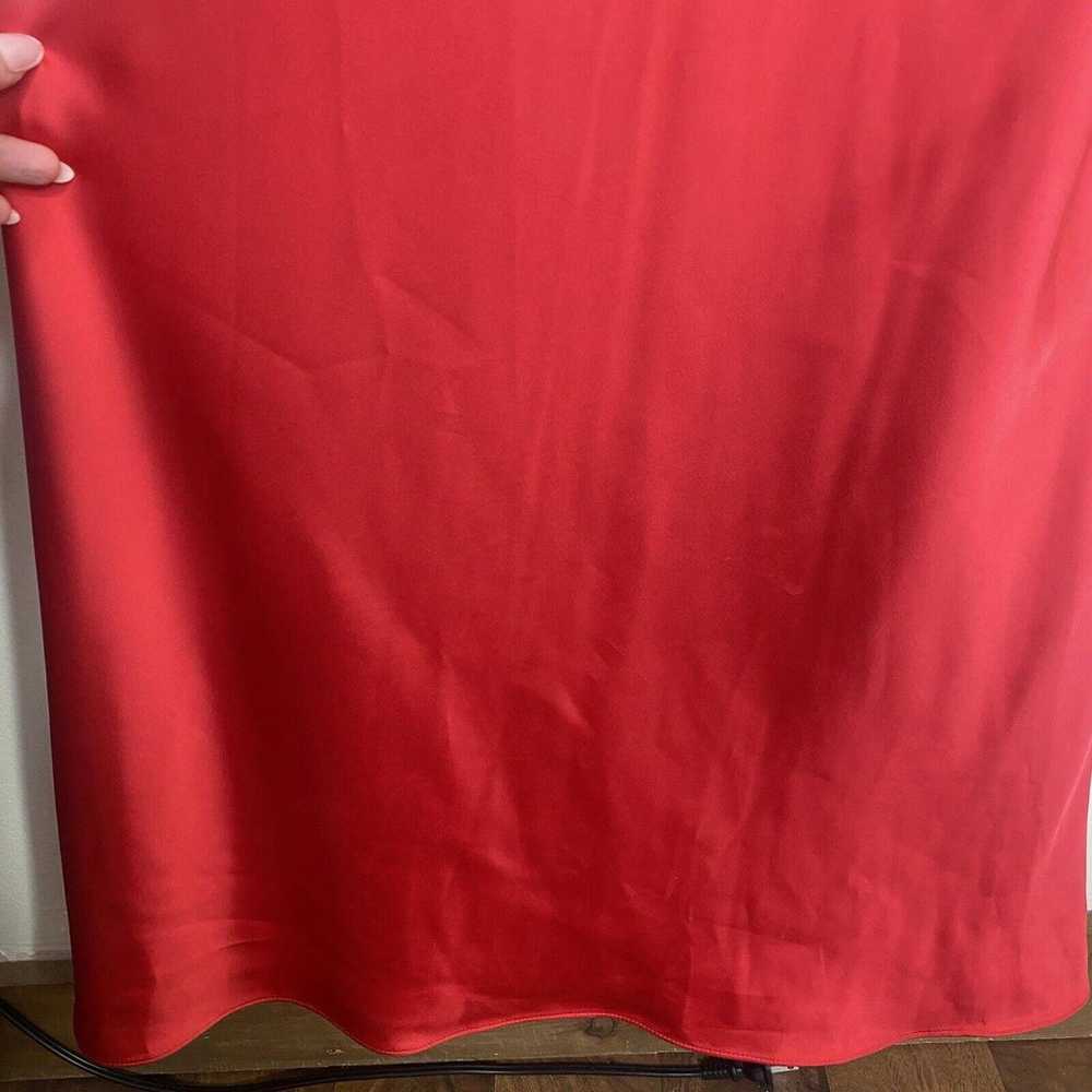 Calvin Klein Red Satin Halter Long Formal Maxi Ev… - image 6