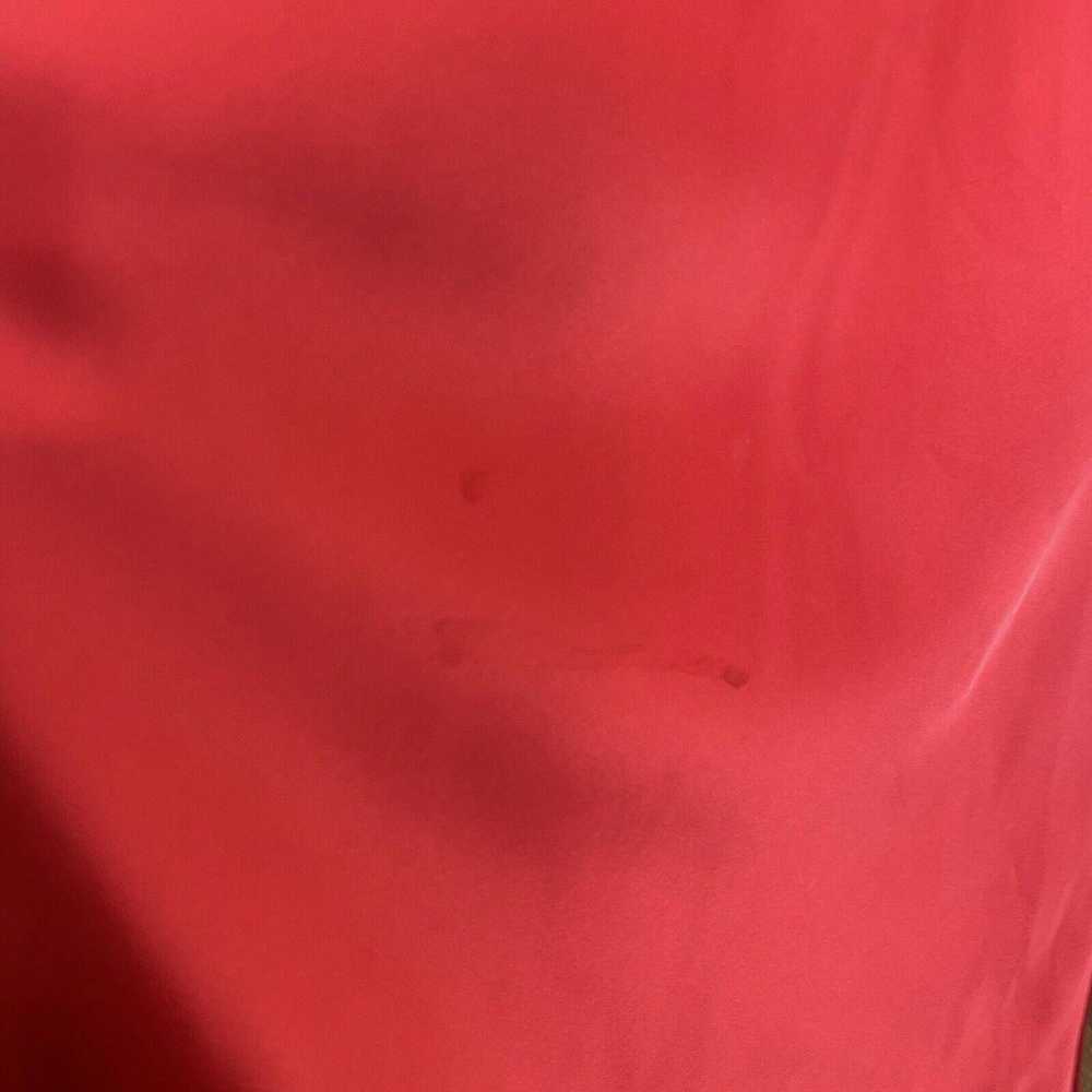 Calvin Klein Red Satin Halter Long Formal Maxi Ev… - image 7