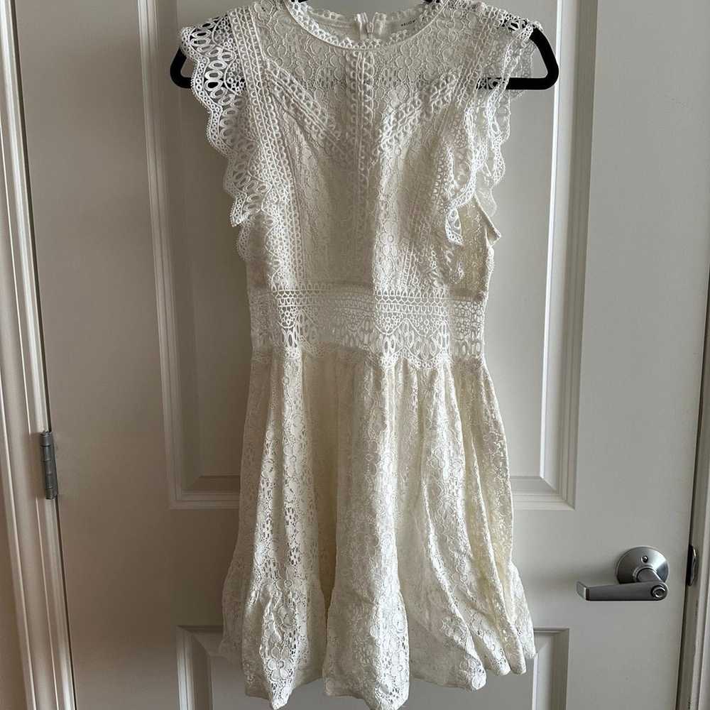 Hello Molly Beachside Days white lace mini dress - image 7