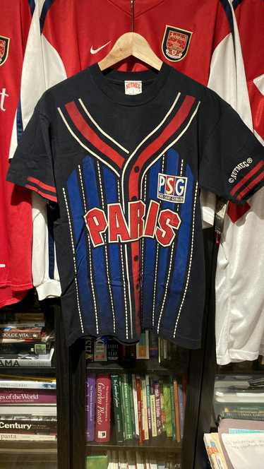 Nutmeg Mills 90s PSG Paris Saint-Germain T-shirt - image 1