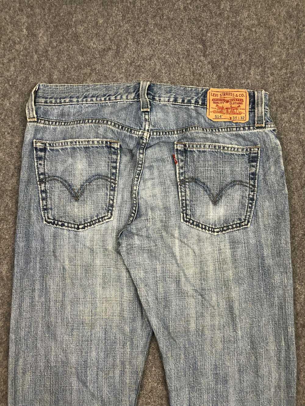 Levi's × Vintage Vintage Levis 514 Faded Blue Jea… - image 4