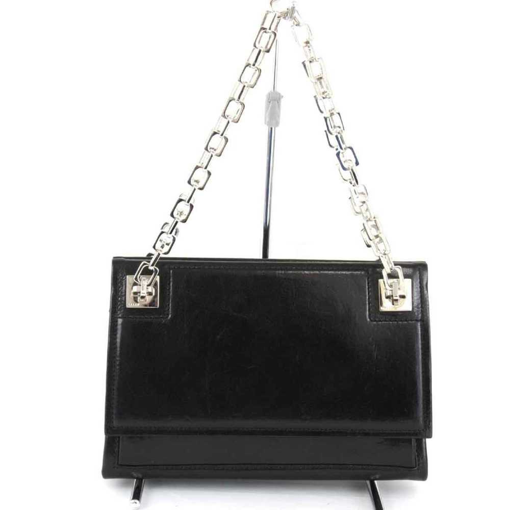 Bally BALLY Chain Shoulder Bag Leather Black Ladi… - image 1