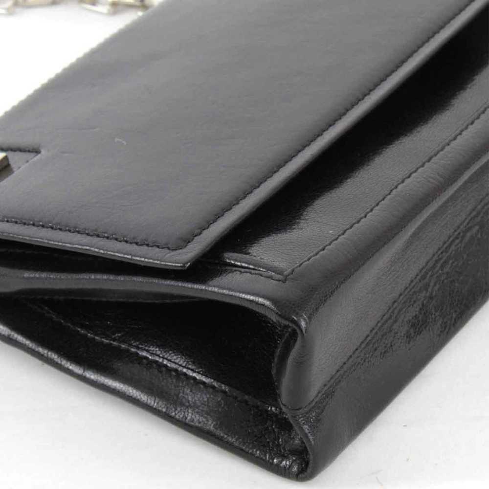 Bally BALLY Chain Shoulder Bag Leather Black Ladi… - image 5