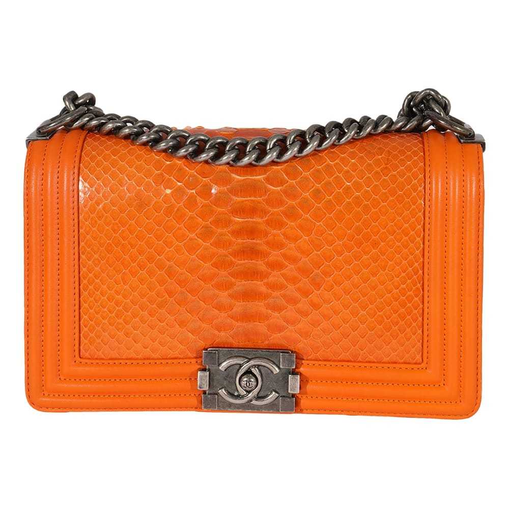 Chanel Boy python handbag - image 1