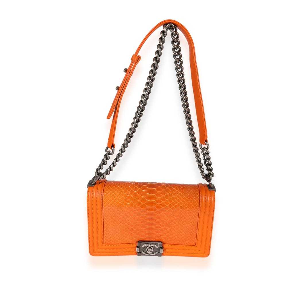 Chanel Boy python handbag - image 4