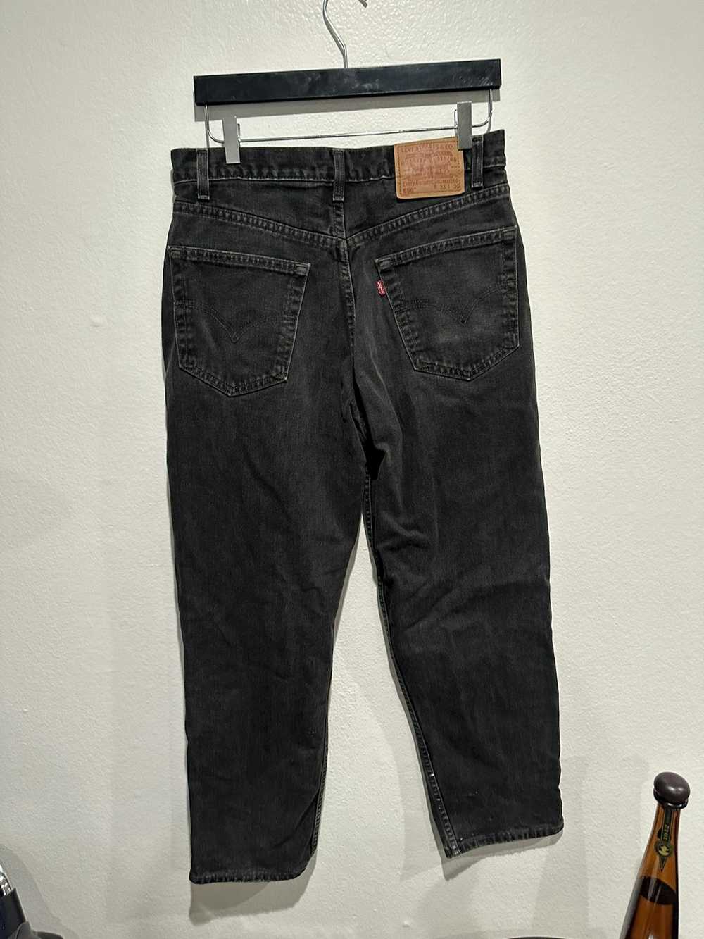 Levi's × Vintage 550 Gray Denim Jeans - image 4