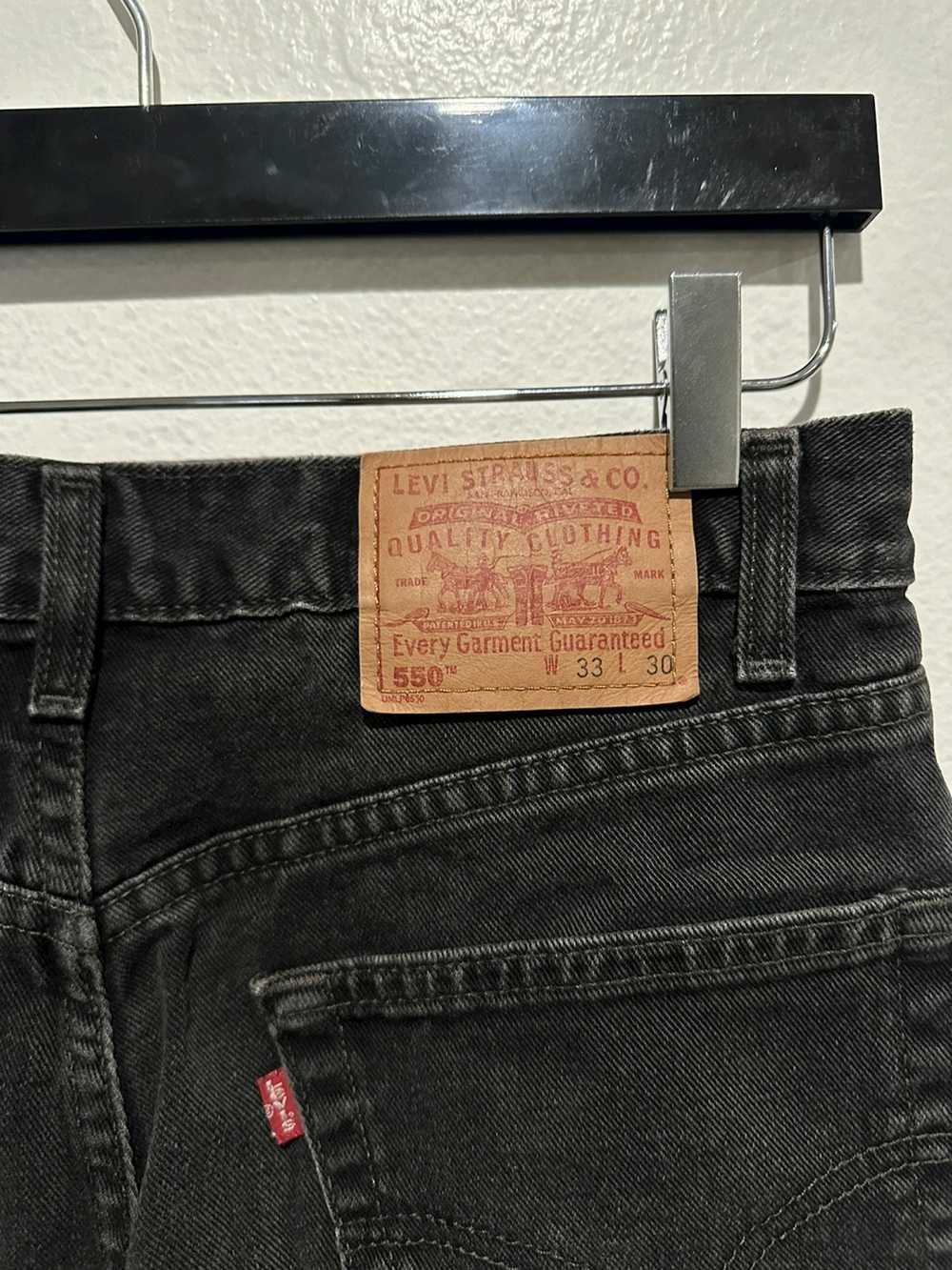 Levi's × Vintage 550 Gray Denim Jeans - image 5