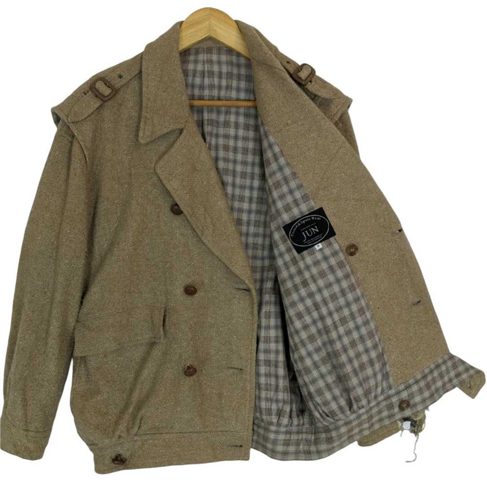 Japanese Brand Vintage 80's JUN Wool Jacket - image 2