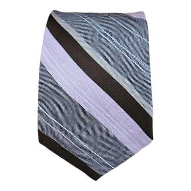 Ted Baker TED BAKER XL Striped Silk Blend Tie USA… - image 1