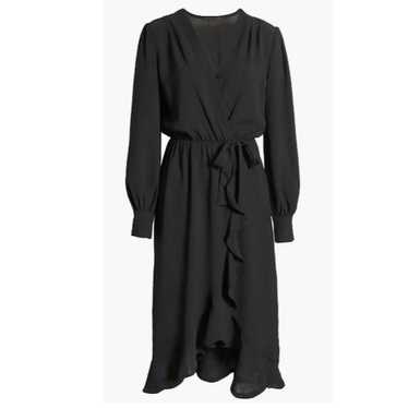 Streetwear Fraiche by J Faux Wrap Ruffle Long Sle… - image 1