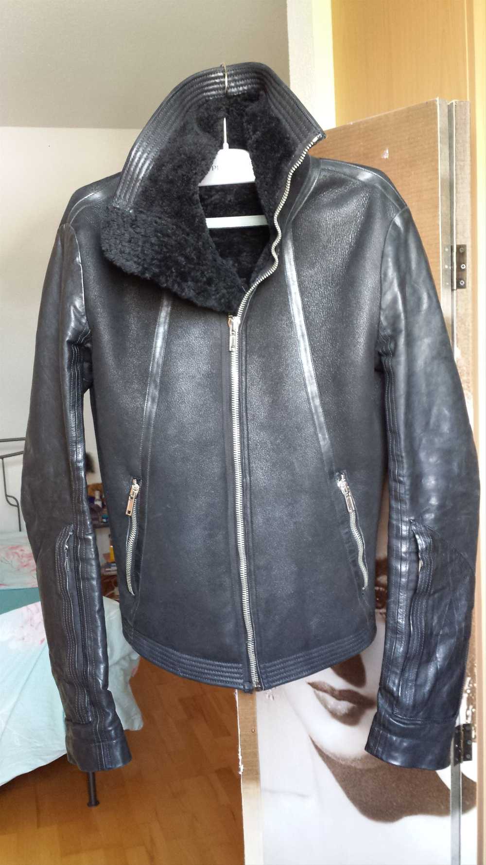 Rick Owens Sale! Shearling Leather Jacket - image 3