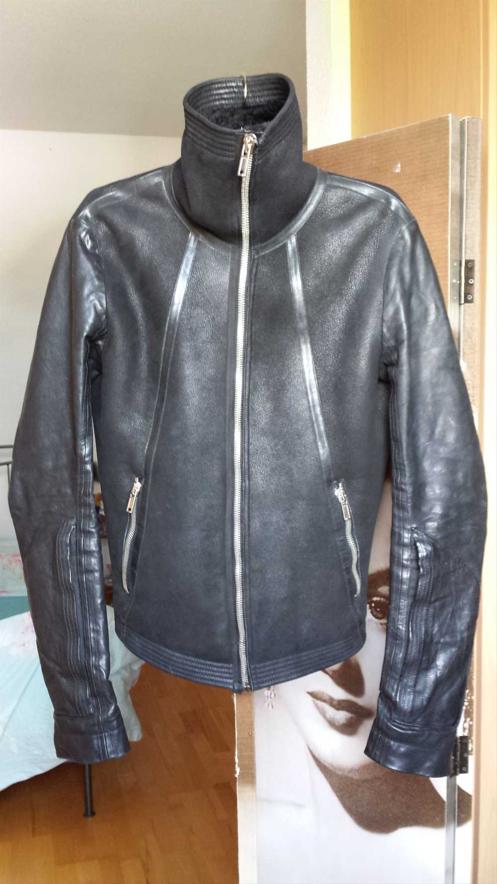 Rick Owens Sale! Shearling Leather Jacket - image 4