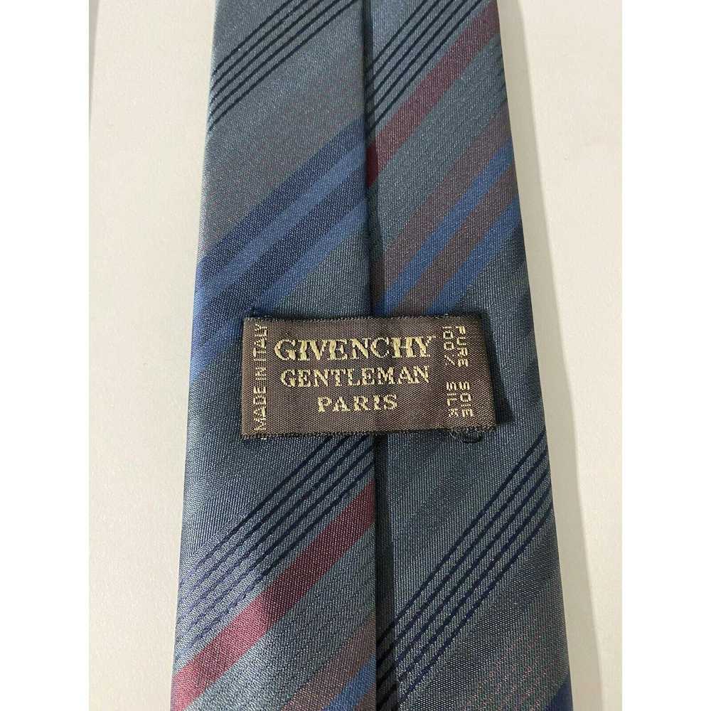Givenchy Givenchy Gentlemen Gray Blue Red Stripe … - image 4