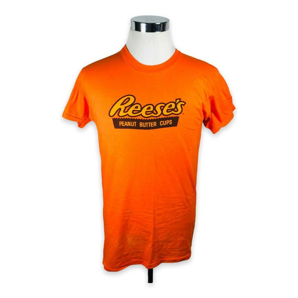 The Unbranded Brand Vintage Reeses T-Shirt Orange… - image 1