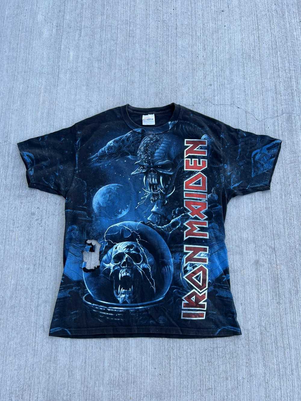 Band Tees × Iron Maiden × Vintage Vintage Y2K Iro… - image 1