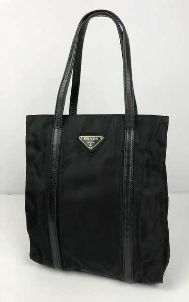 Prada Prada tessuto nero nylon tote bag