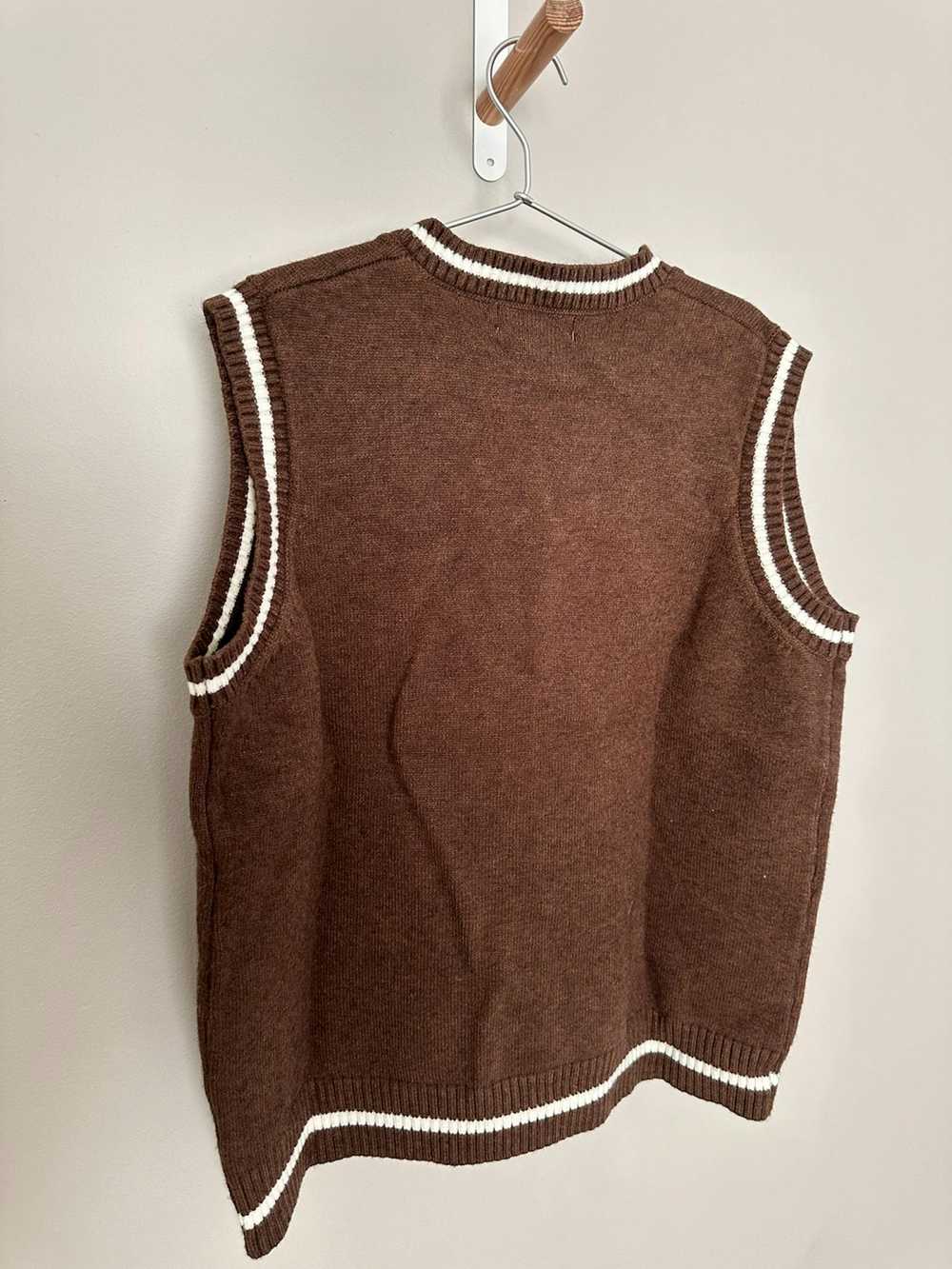 Streetwear Heaven Can Wait Knit Vest Brown - image 5