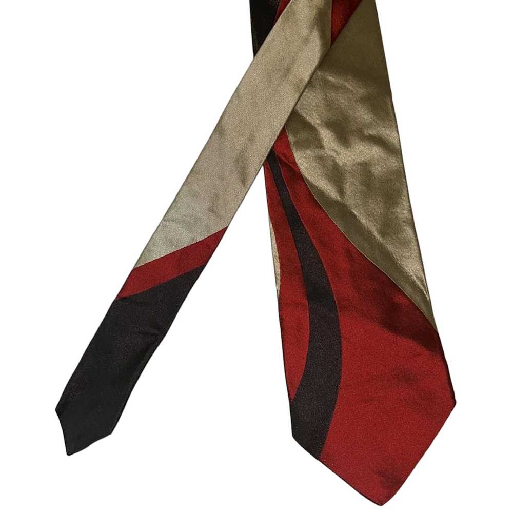 Moschino Vintage MOSCHINO Silk Tie - Italy - Abst… - image 2