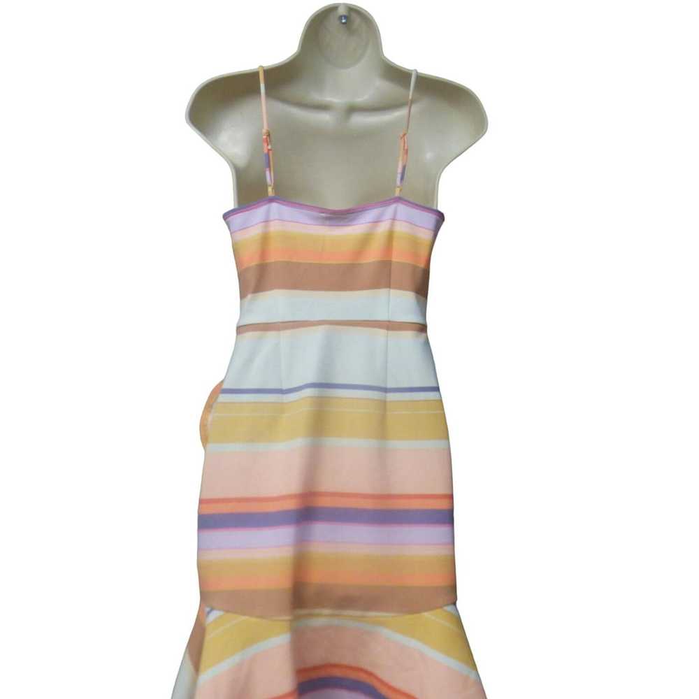 Bar Iii Bar III Samba Striped Ruffled Dress, XS - image 5