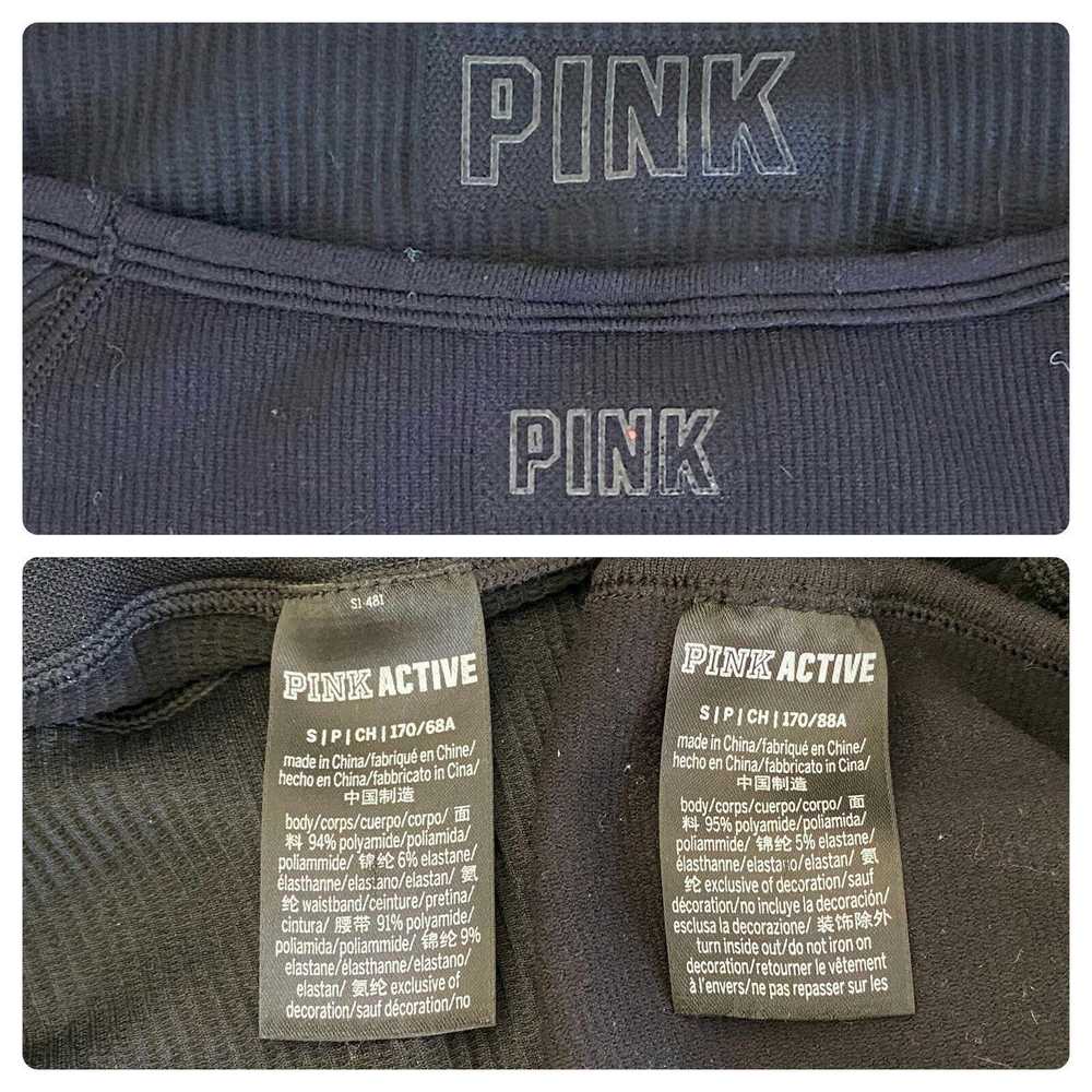 Pink Victoria’s Secret PINK Active Black Ribbed L… - image 10