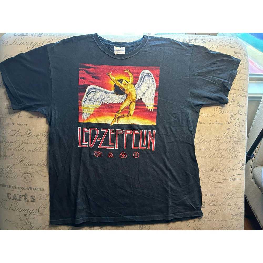 Hanes Vintage Led Zeppelin Icarus T-Shirt - image 1