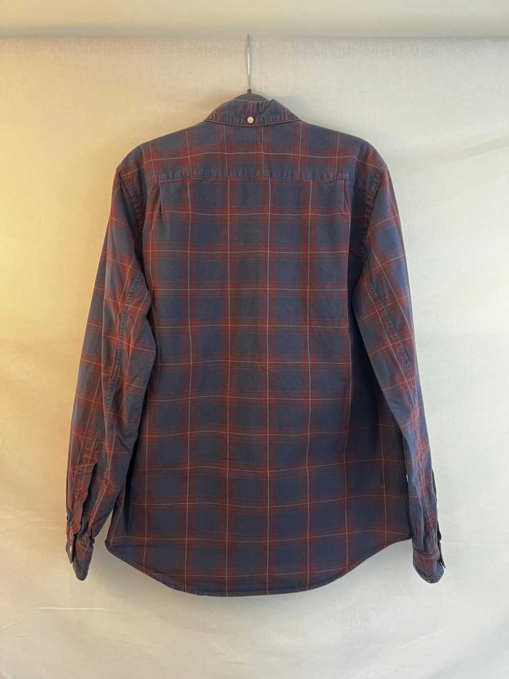 Steven Alan Steven Alan - Red/Blue Plaid Button U… - image 2