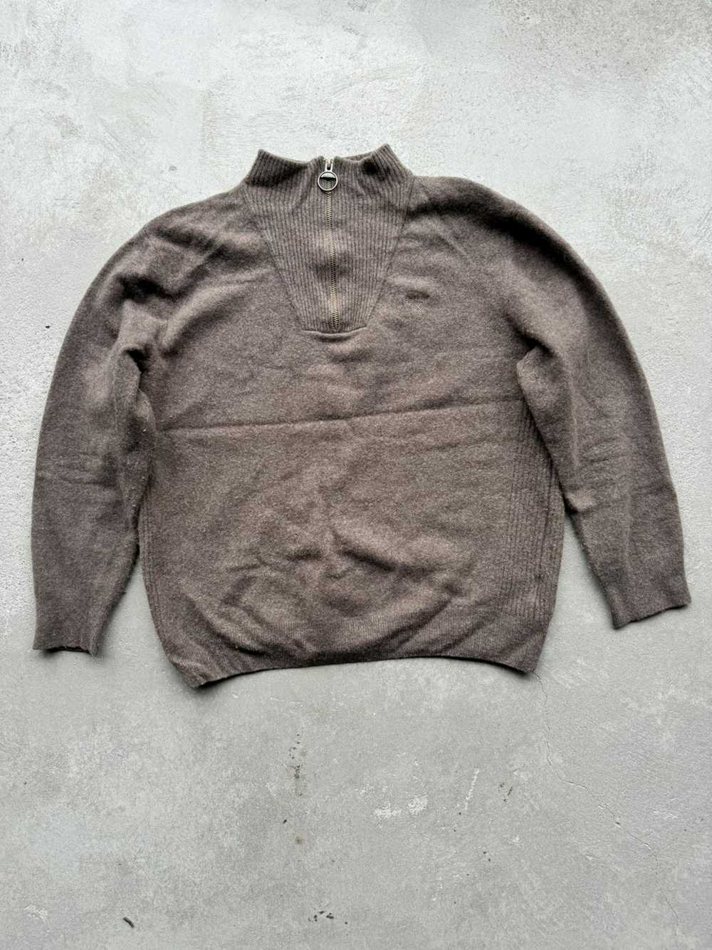 Barbour × Luxury Barbour Wool 1/4 Zip Sweater - image 1