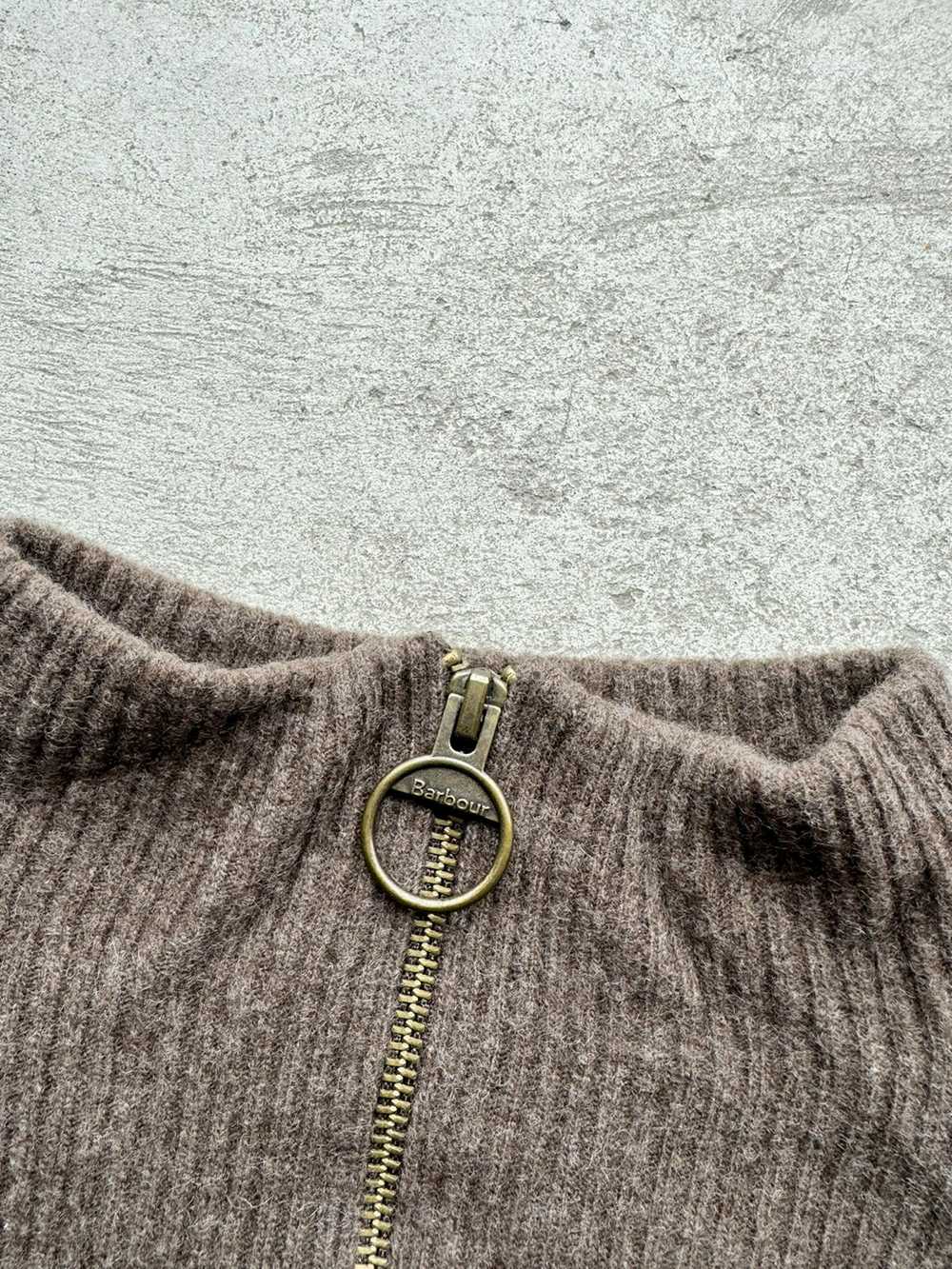 Barbour × Luxury Barbour Wool 1/4 Zip Sweater - image 7