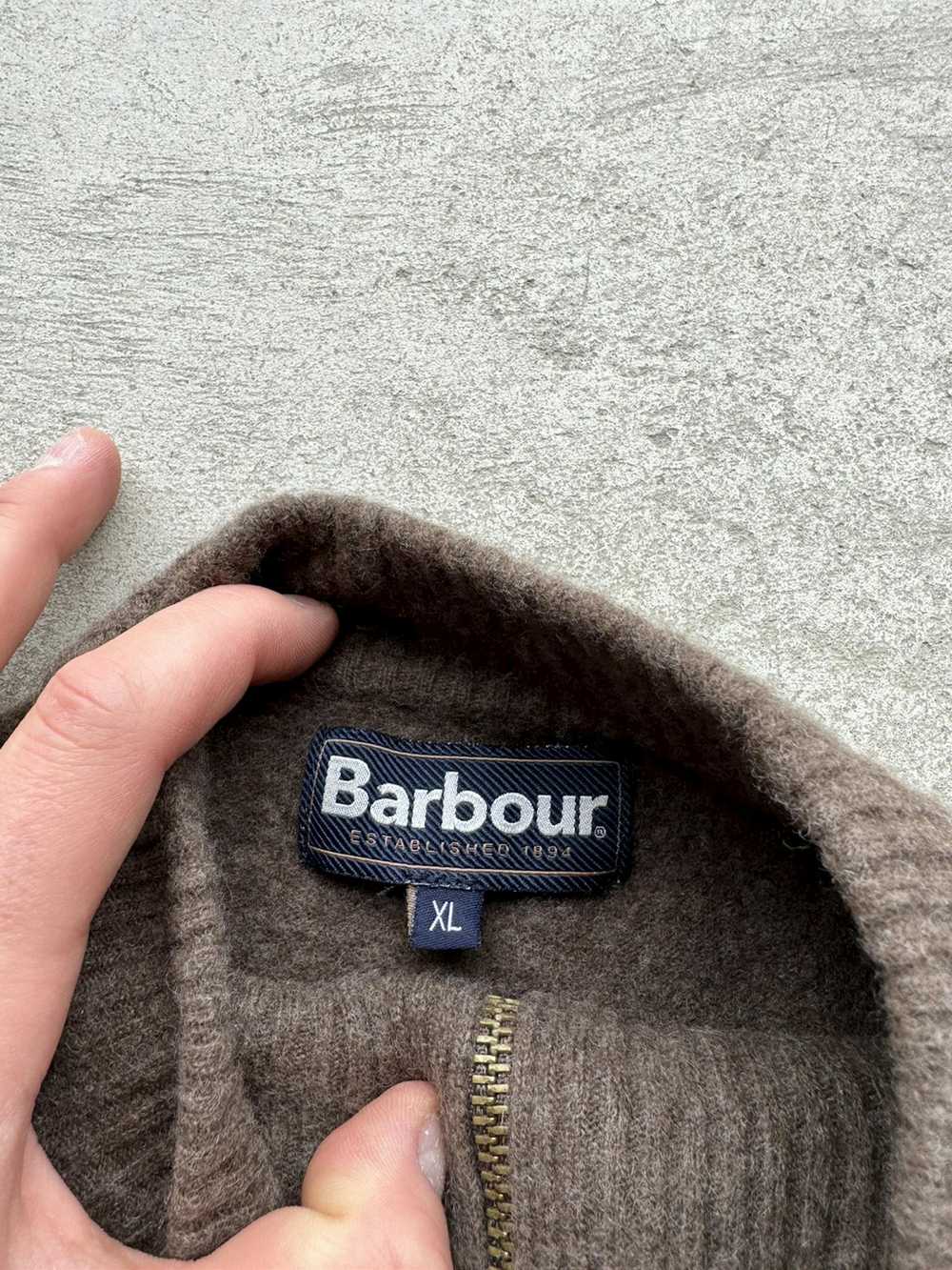 Barbour × Luxury Barbour Wool 1/4 Zip Sweater - image 8