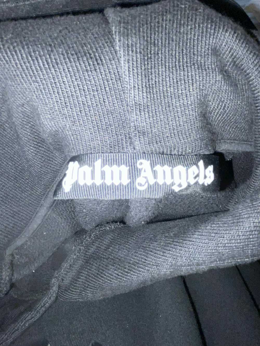 Palm Angels Spray Heart Hoodie 'Black Red Green' – The Gallery Boutique