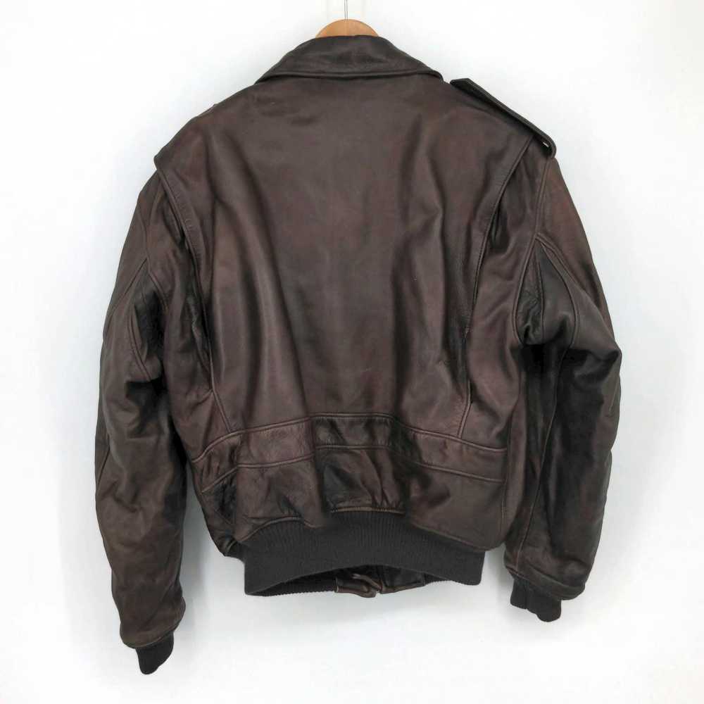 Bomber Jacket × Leather × Vintage Vintage Nordstr… - image 2