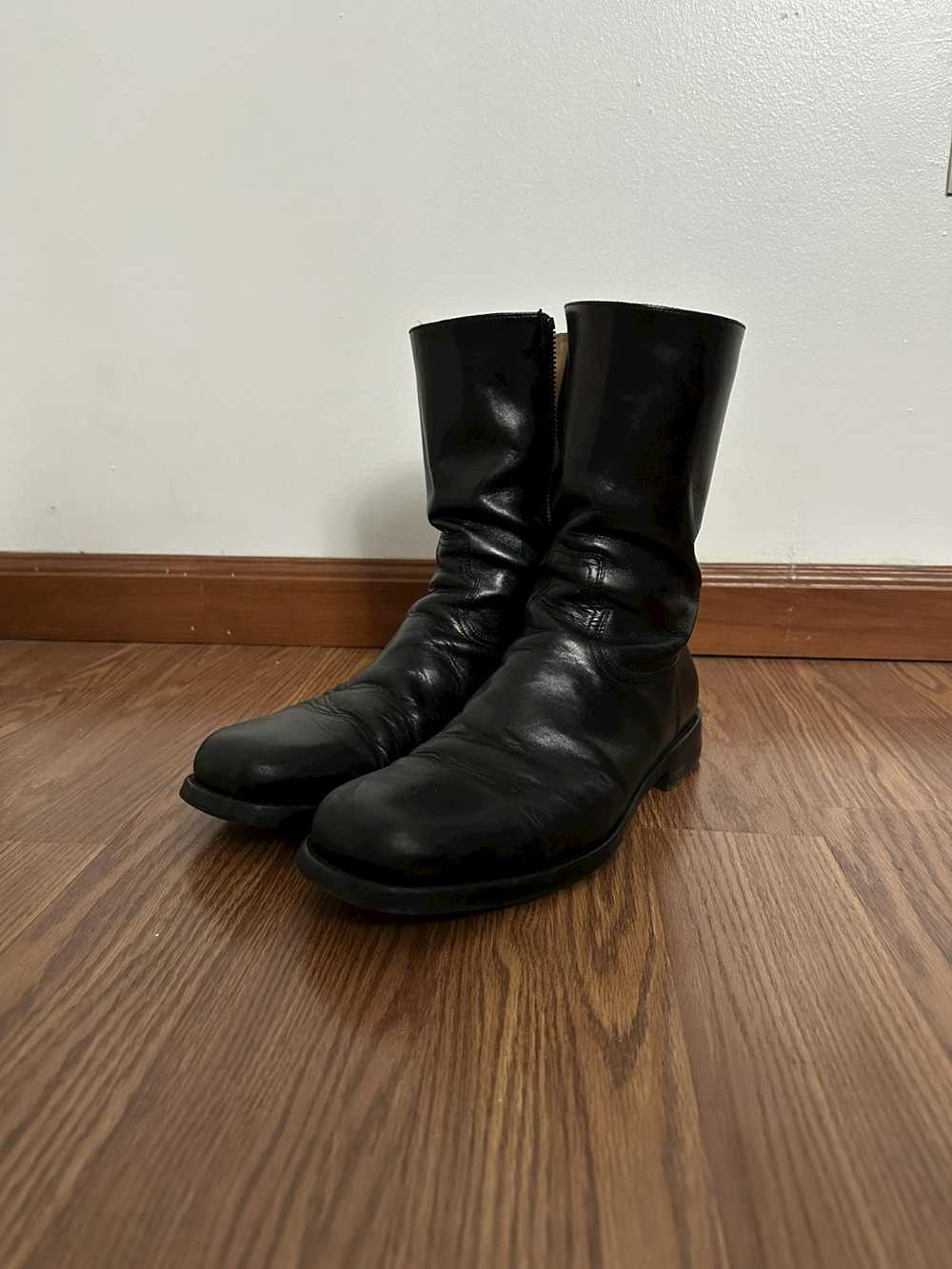 Dries Van Noten Square Toe Zipped Boots - image 1