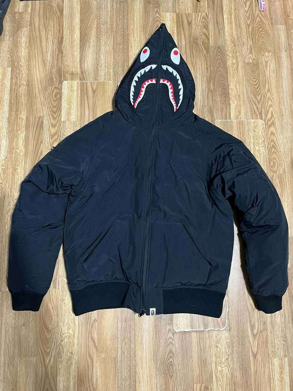 Bape Shark Down Hoodie Jacket - image 1