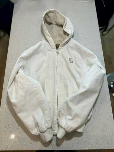 Octobers Very Own VERY RARE OVO White Bomber Jacke