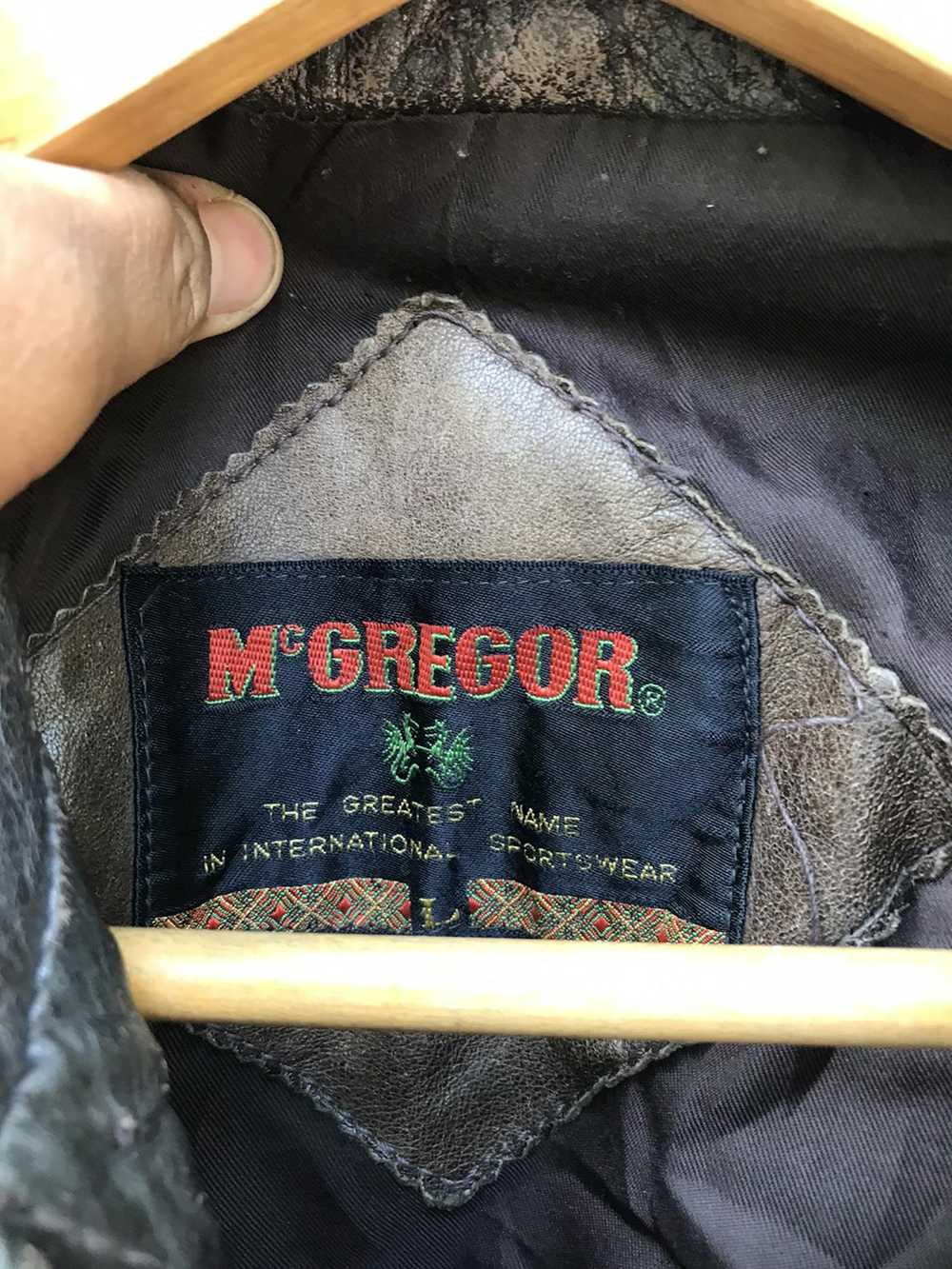Leather Jacket × Mcgregor × Vintage RARE MCGREGOR… - image 2