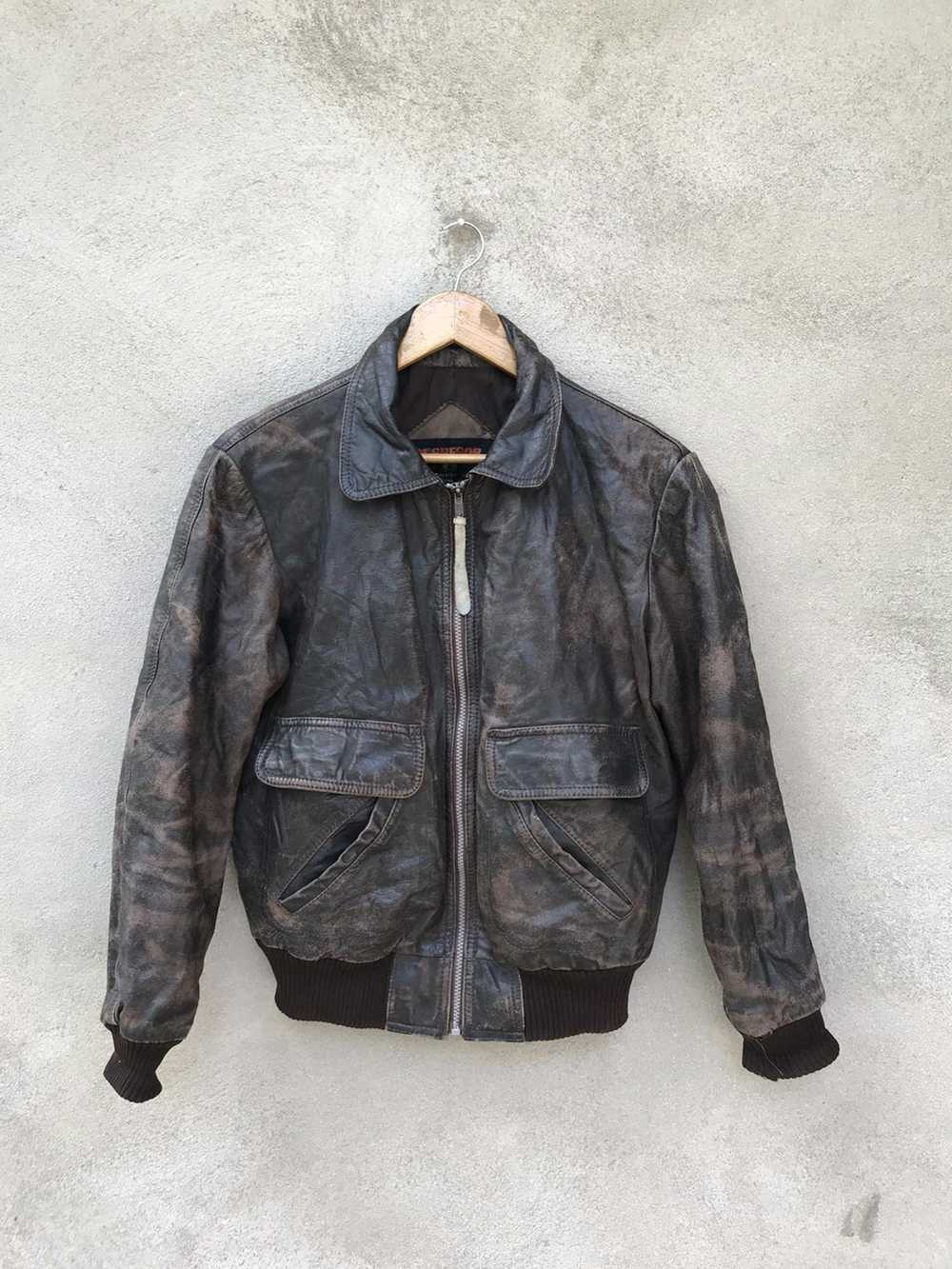 Leather Jacket × Mcgregor × Vintage RARE MCGREGOR… - image 3