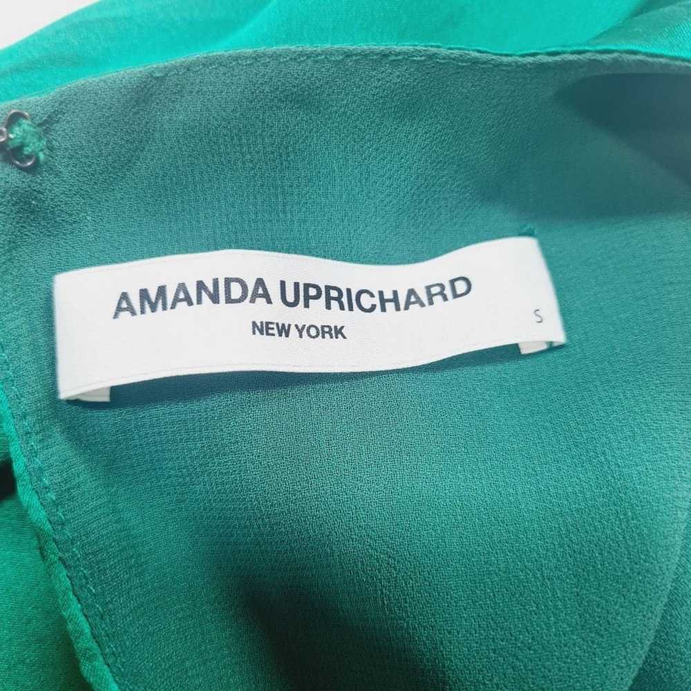 Amanda Uprichard Camela Dress in Dark Green Small - image 9