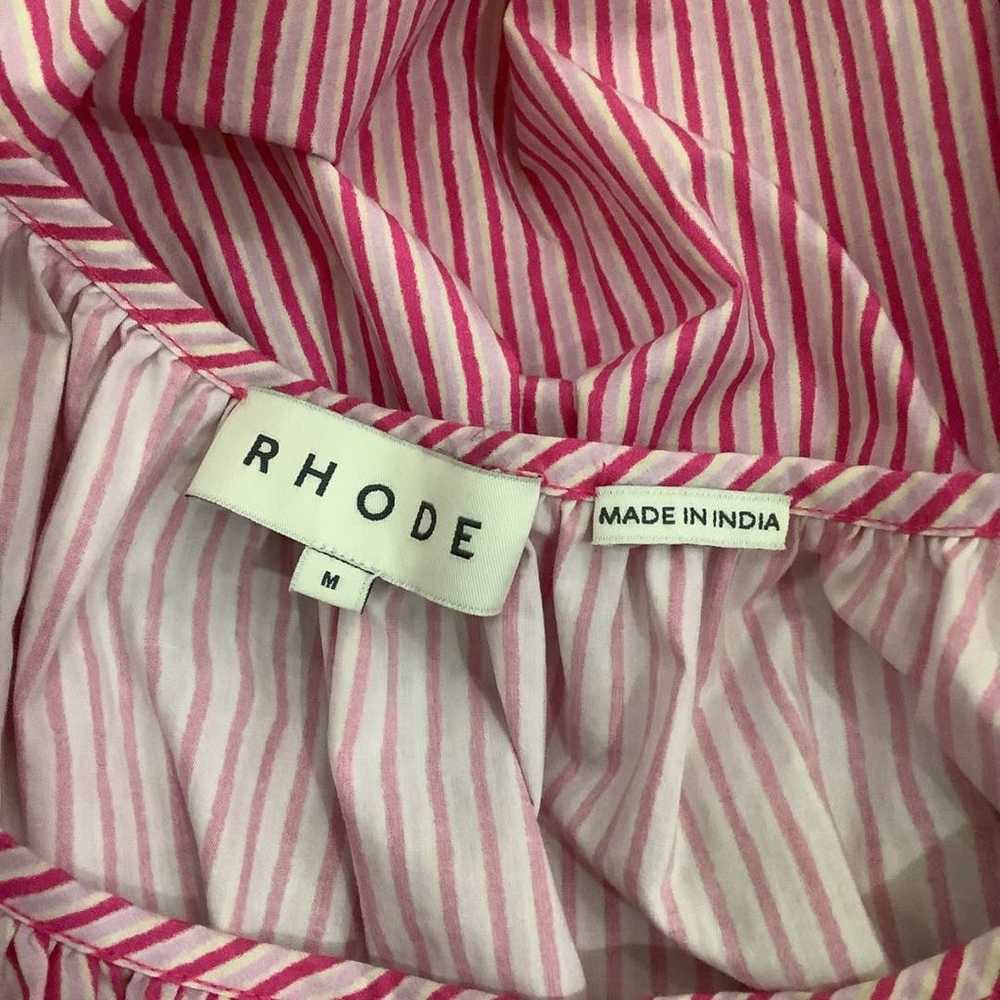Rhode Anika Puff Sleeve Mini Dress In Pink Jaipur… - image 11