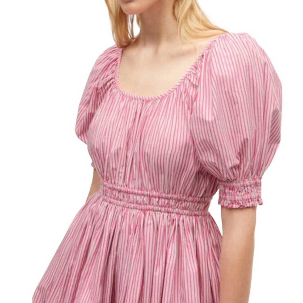 Rhode Anika Puff Sleeve Mini Dress In Pink Jaipur… - image 4