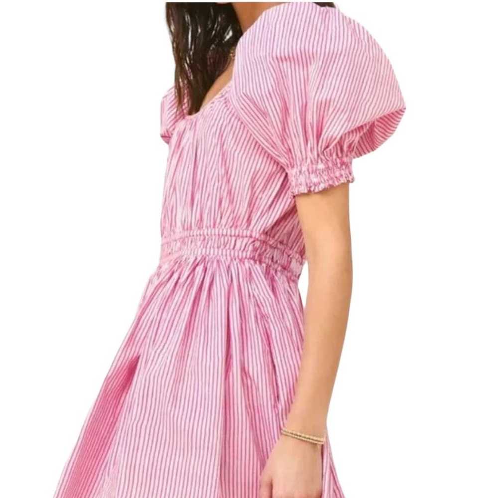 Rhode Anika Puff Sleeve Mini Dress In Pink Jaipur… - image 8