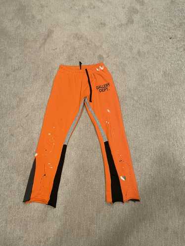 Gallery Dept. Painted Flare Sweat Pants Orange for Women